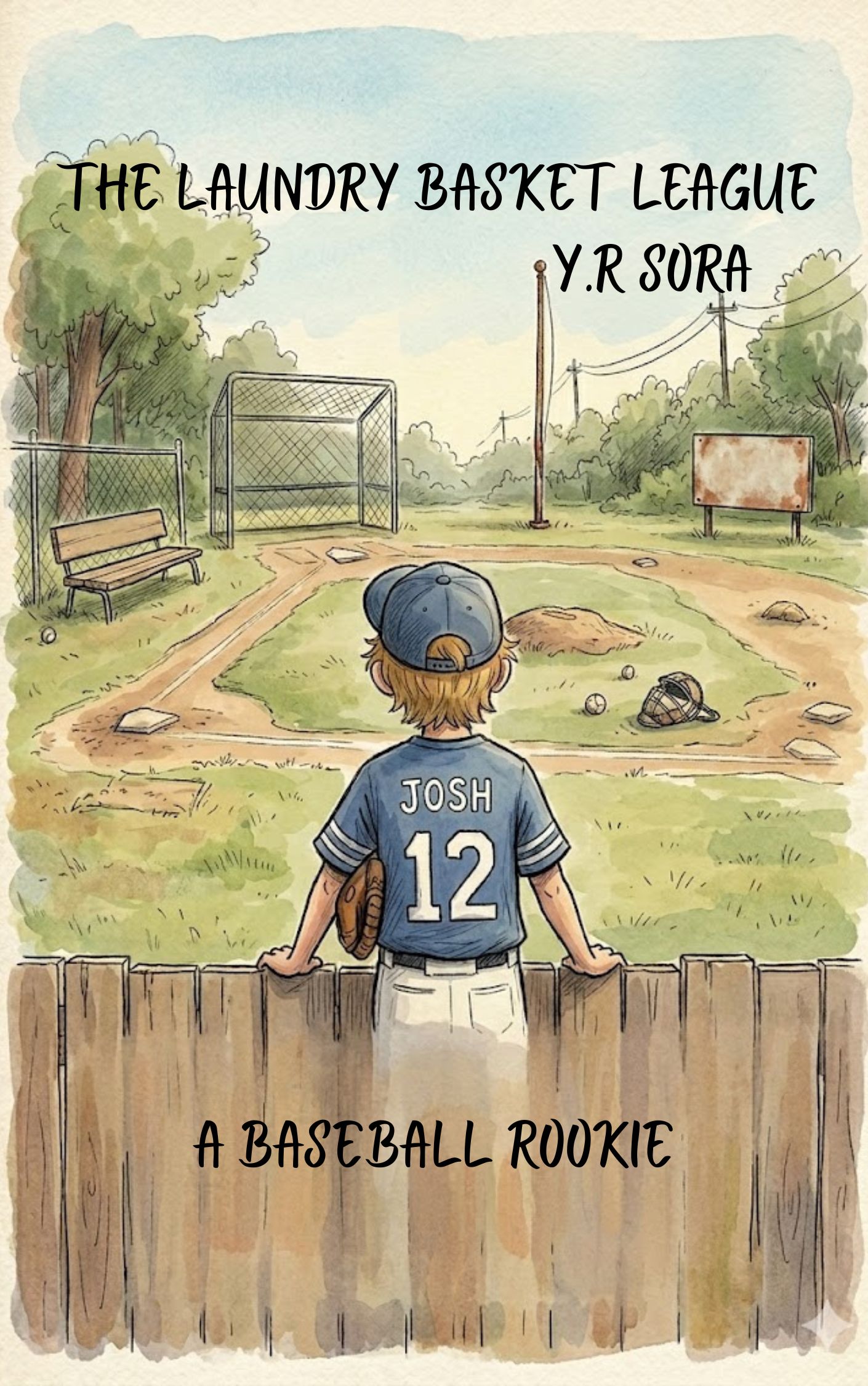 Cover of A Baseball Rookie — The Laundry Basket League Book 1